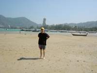 am einem Strand von Phuket/Thailand (2002)